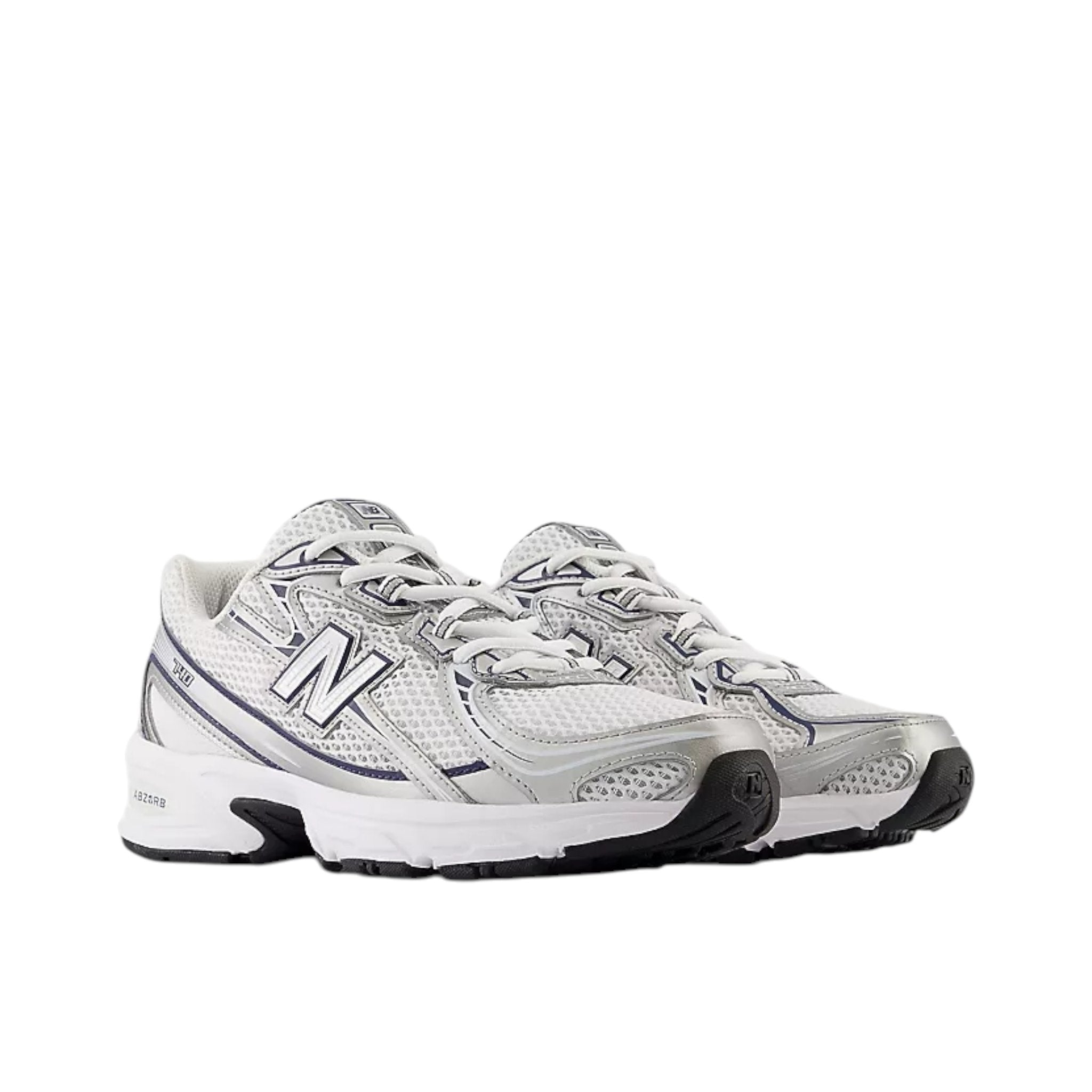 New Balance 740 White Silver Navy