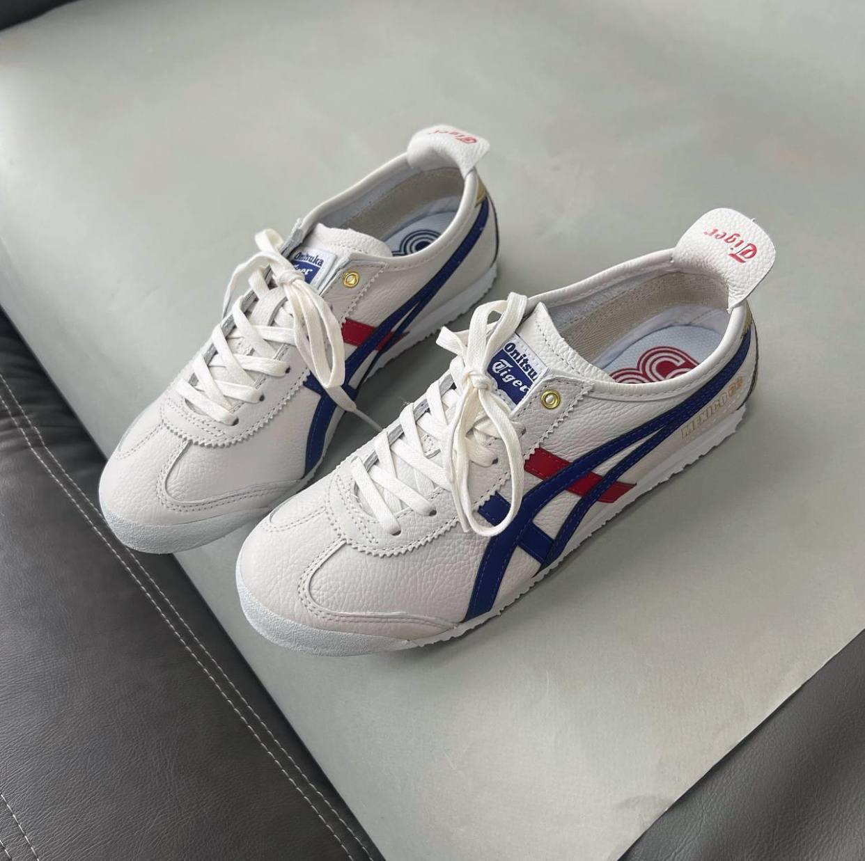 Onitsuka Tiger Mexico 66 Vintage White Directoire Blue Red
