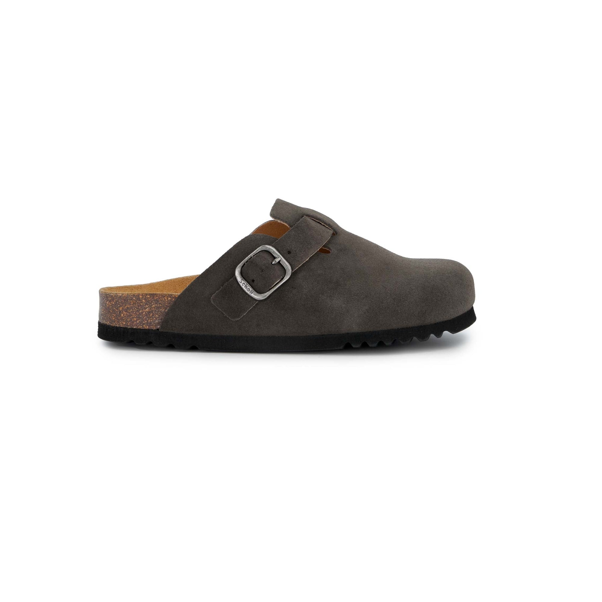 Birkenstock Boston Soft Footbed Suede Dark Grey