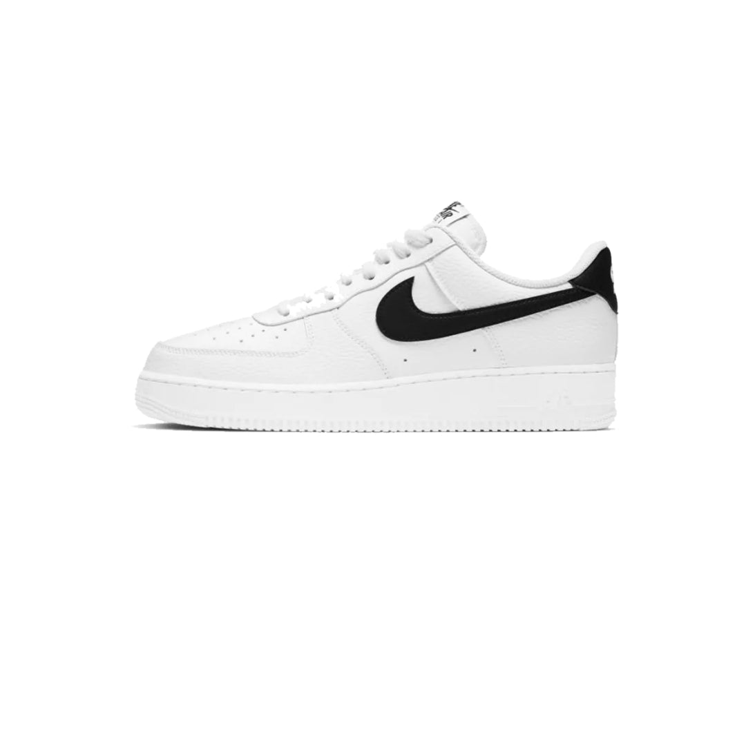 Nike Air Force 1 Low '07 White Black Pebbled Leather