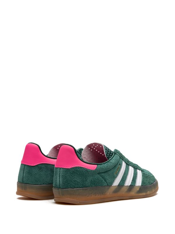 Adidas Gazelle Indoor – Collegiate Green / Shock Pink