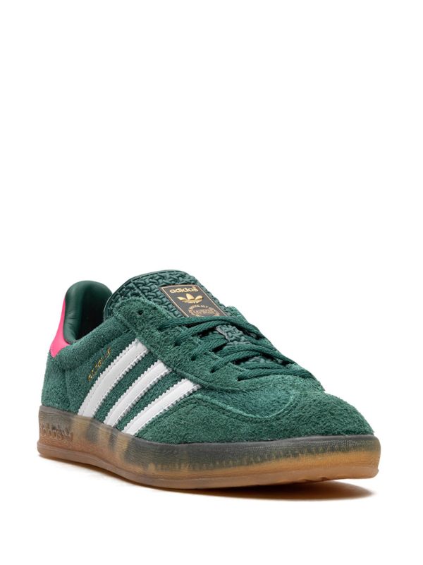 Adidas Gazelle Indoor – Collegiate Green / Shock Pink