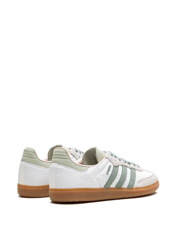 Adidas Samba OG Cloud White Silver Green Putty Mauve
