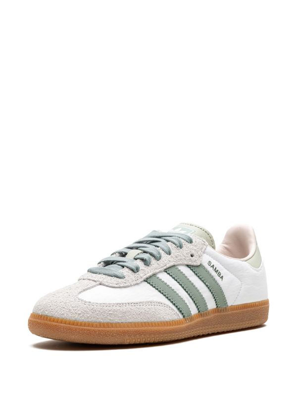 Adidas Samba OG Cloud White Silver Green Putty Mauve