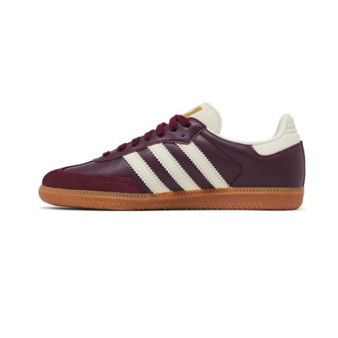 adidas Samba OG Maroon Gold Metallic