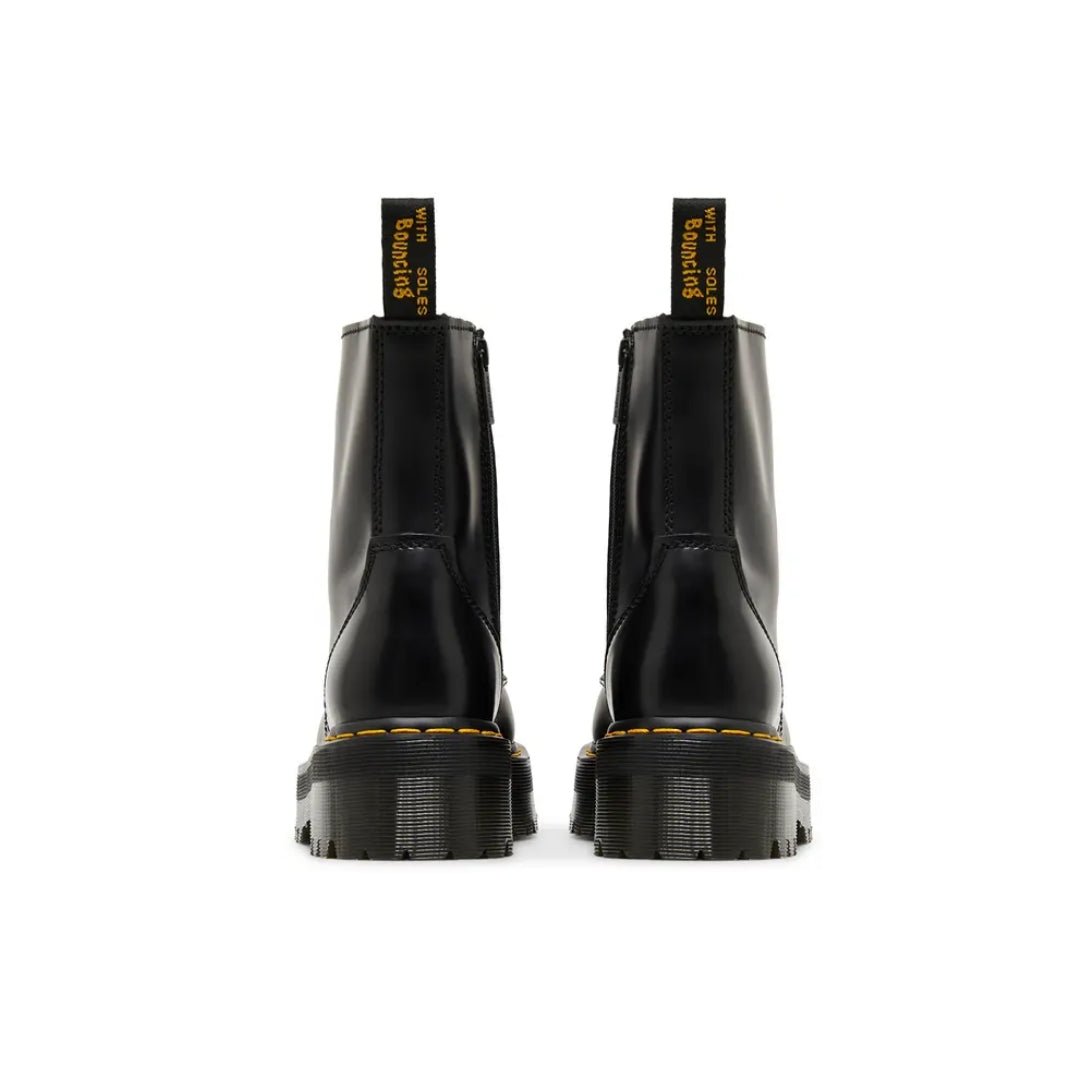 Dr. Martens Jadon Platform Boots Black Smooth Leather