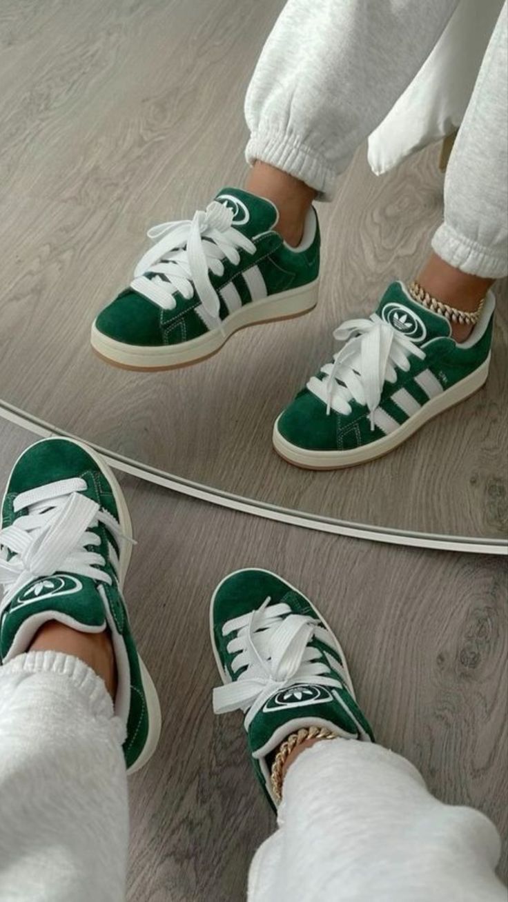 adidas Campus 00s Dark Green White
