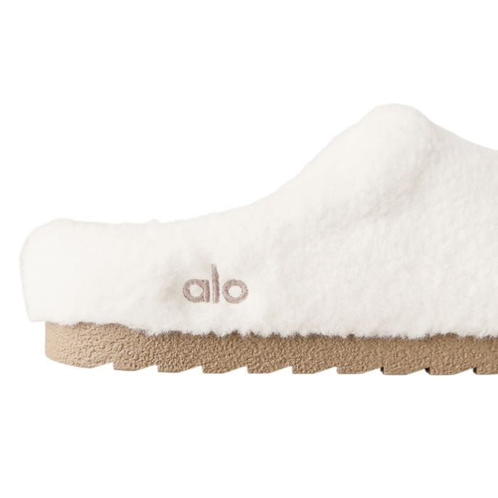 Alo Sherpa Recovery Slipper Ivory