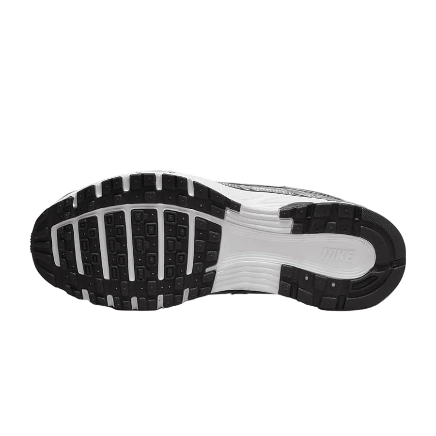 Close-up of a black and white sneaker sole on a white background