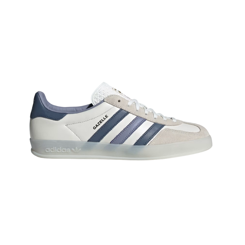 Adidas Gazelle Indoor Shoes – White Preloved Ink