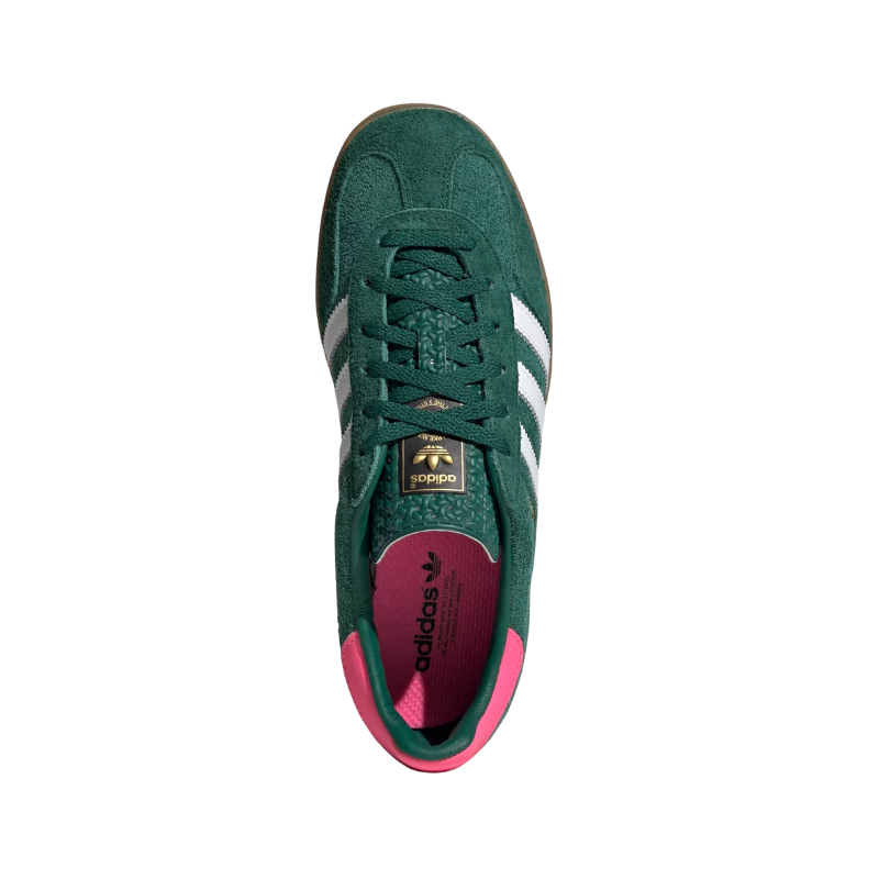 Adidas Gazelle Indoor – Collegiate Green / Shock Pink