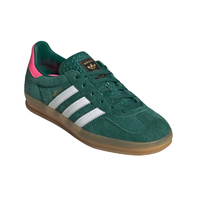 Adidas Gazelle Indoor – Collegiate Green / Shock Pink