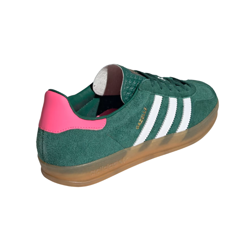 Adidas Gazelle Indoor – Collegiate Green / Shock Pink