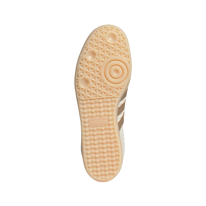 Adidas Samba OG Shoes – Cloud White / Brown / Gum