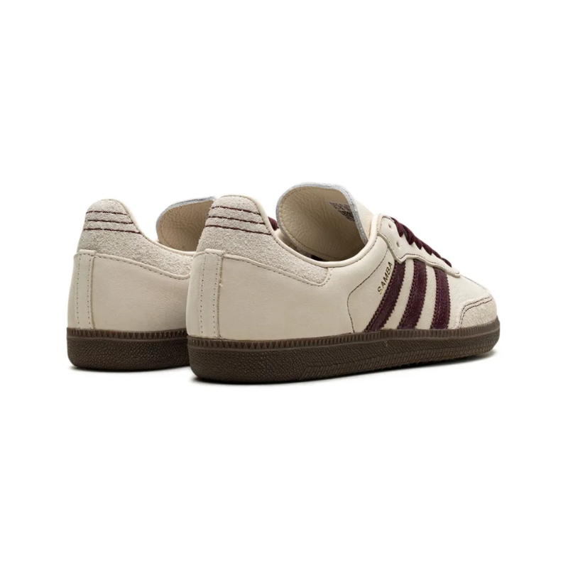 Adidas Samba OG Wonder White Maroon