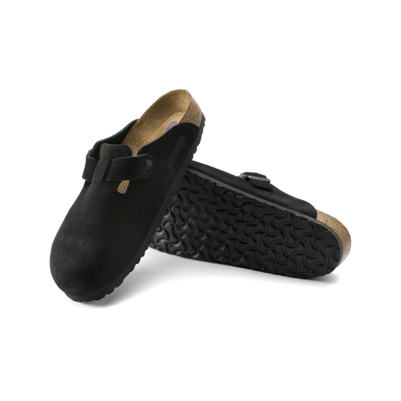 Birkenstock Boston Suede Black
