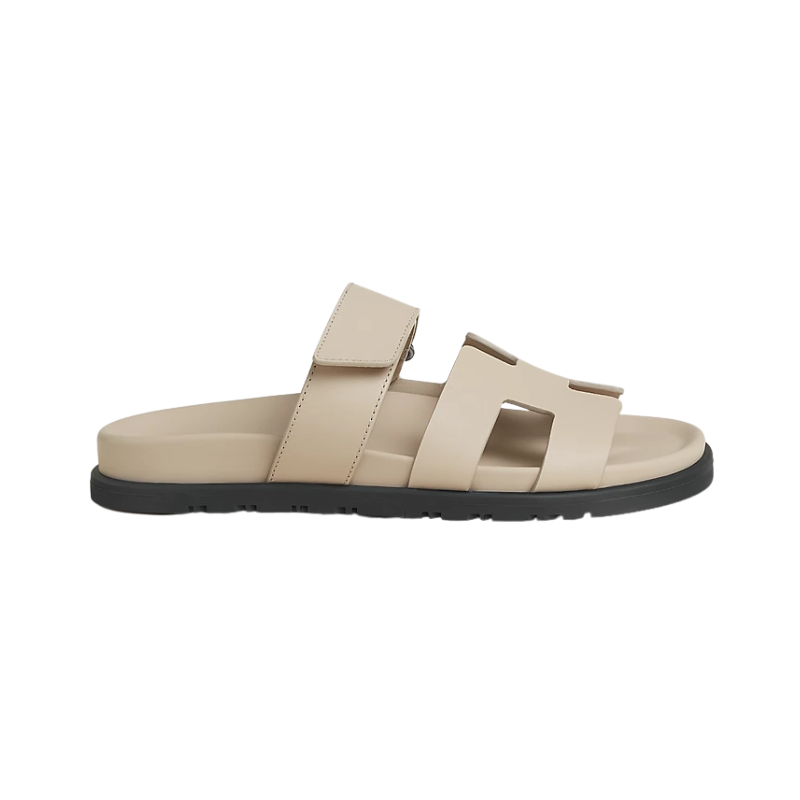 Hermes Chypre Sandal Beige Mastic Calfskin Leather