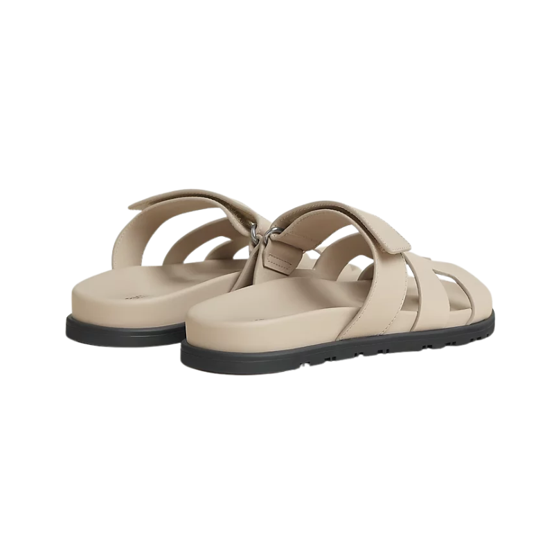 Hermes Chypre Sandal Beige Mastic Calfskin Leather