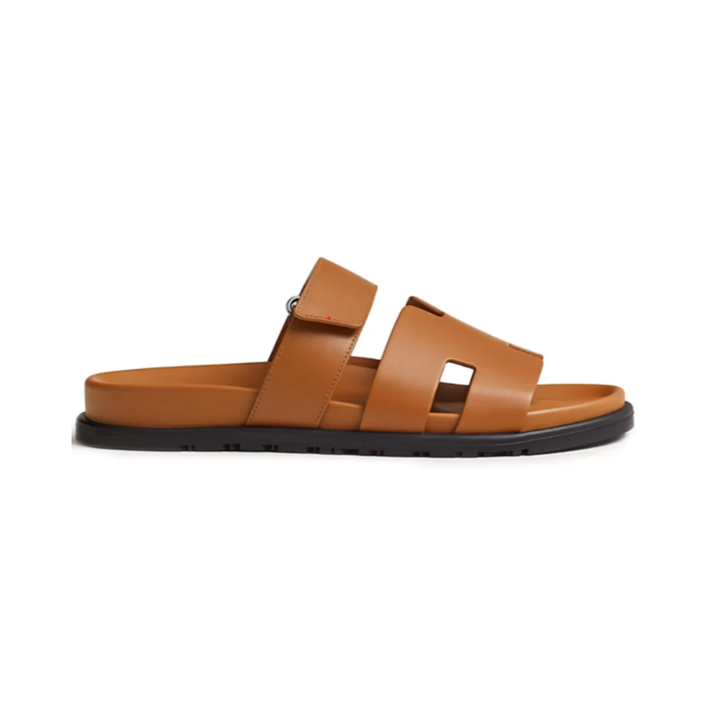 Hermes Chypre Sandal Brown Calfskin Leather
