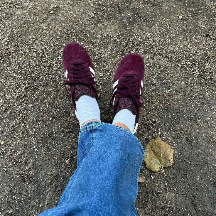 Adidas Gazelle Maroon burgundy