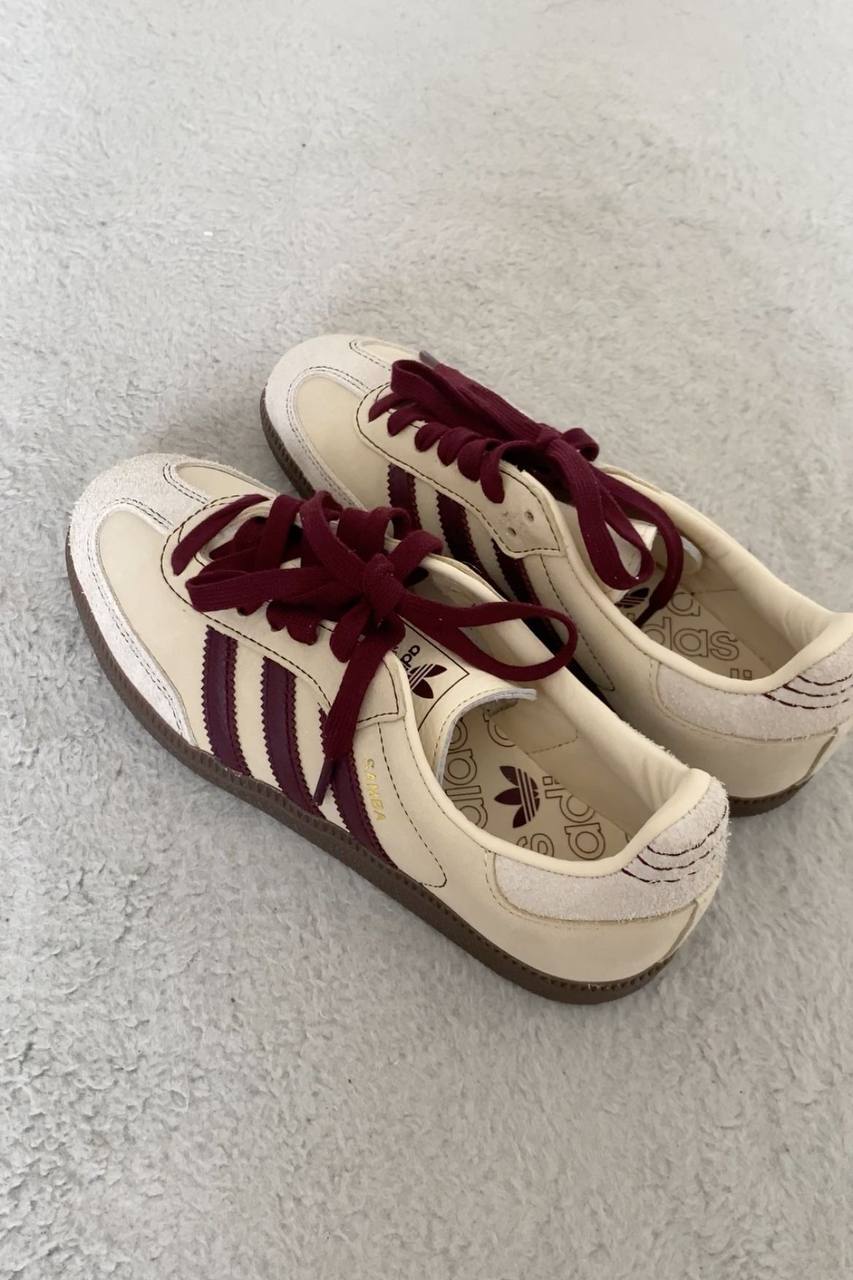 Adidas Samba OG Wonder White Maroon