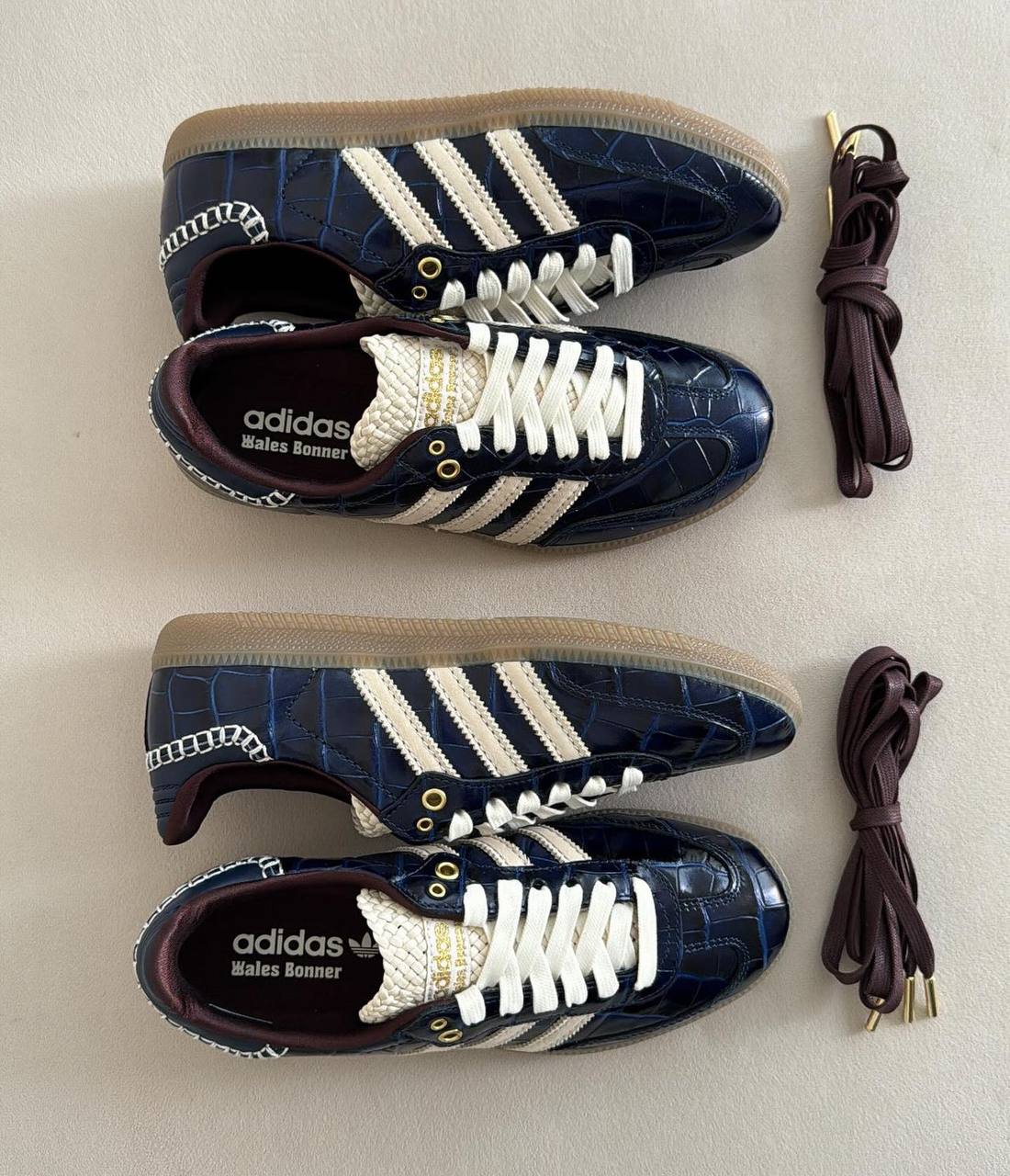 Wales Bonner x Samba OG 'Croc - Collegiate Navy' adidas / sneakers / Samba