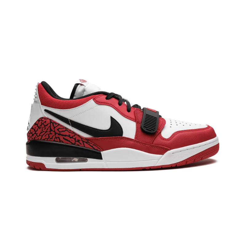 Jordan Legacy 312 Low White Varsity Red Black
