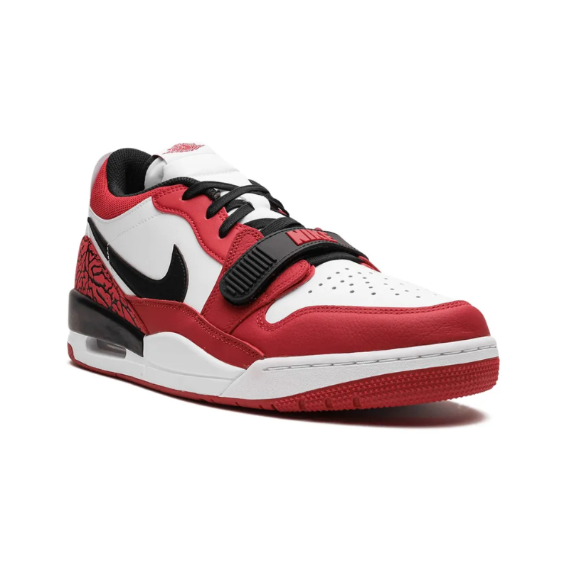 Jordan Legacy 312 Low White Varsity Red Black