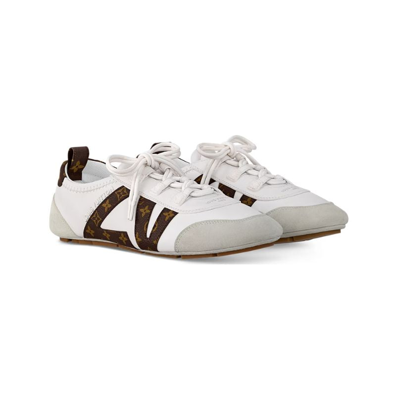Louis Vuitton Icon LV Sneakerina White Brown