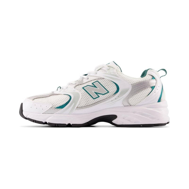 New Balance 530 White Silver Green