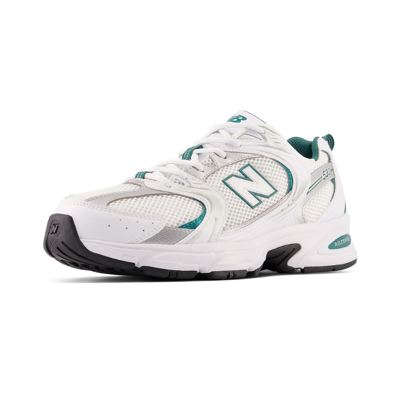 New Balance 530 White Silver Green