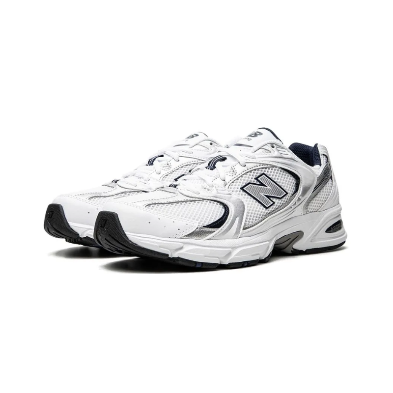 New Balance 530 White Silver Navy