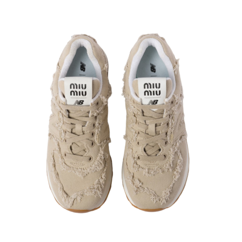 New Balance 574 Miu Miu Denim Colonial Beige