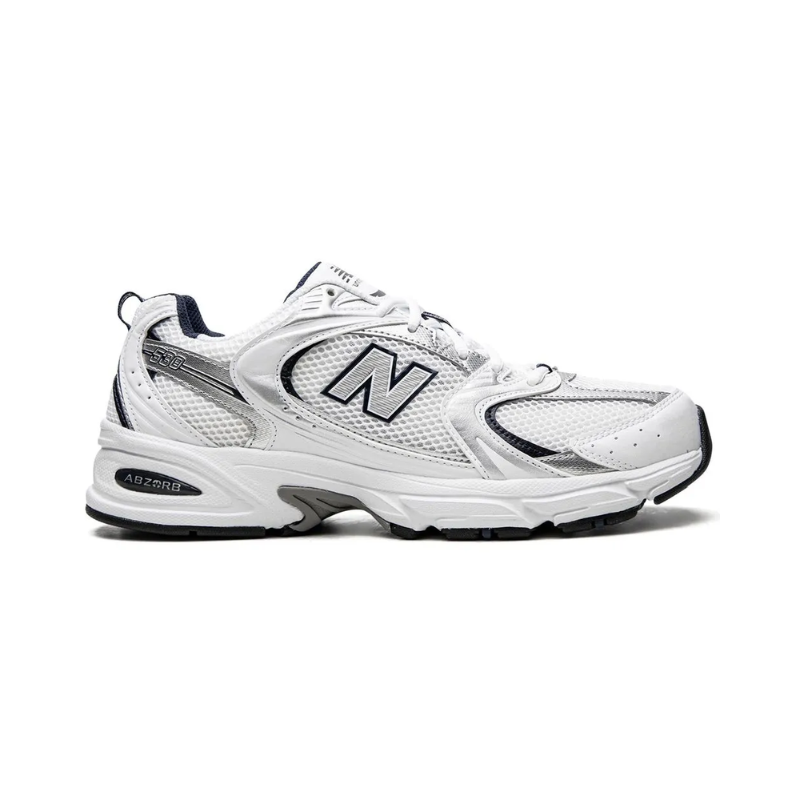 New Balance 530 White Silver Navy