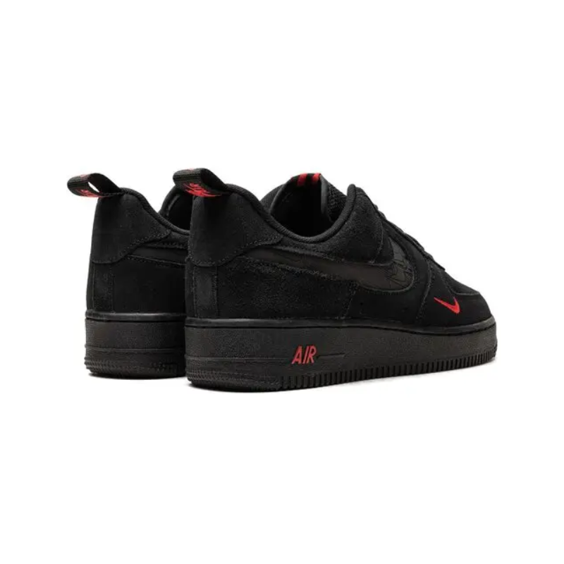 Nike Air Force 1 Low 07 LV8 Multi-Swoosh Black Crimson