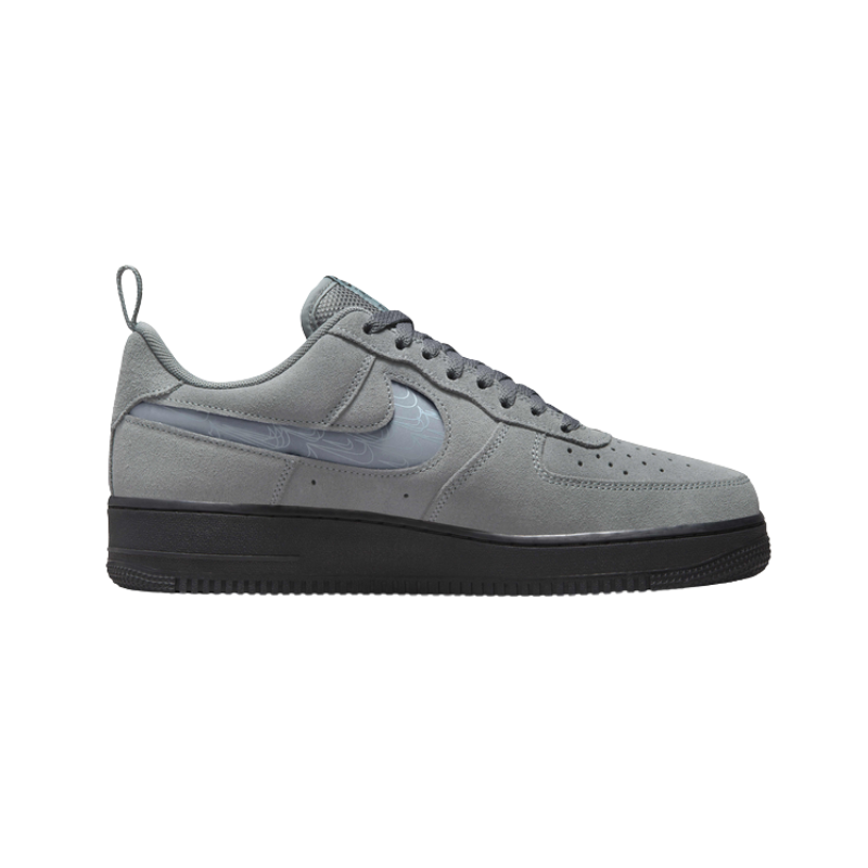 Nike Air Force 1 Low 07 LV8 Reflective Swoosh - Cool Grey Black