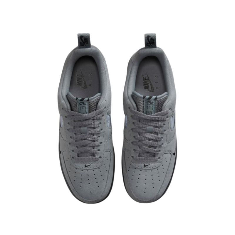 Nike Air Force 1 Low 07 LV8 Reflective Swoosh - Cool Grey Black