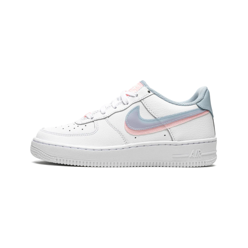 Nike Air Force 1 Low LV8 Double Swoosh Light Armory Blue pink