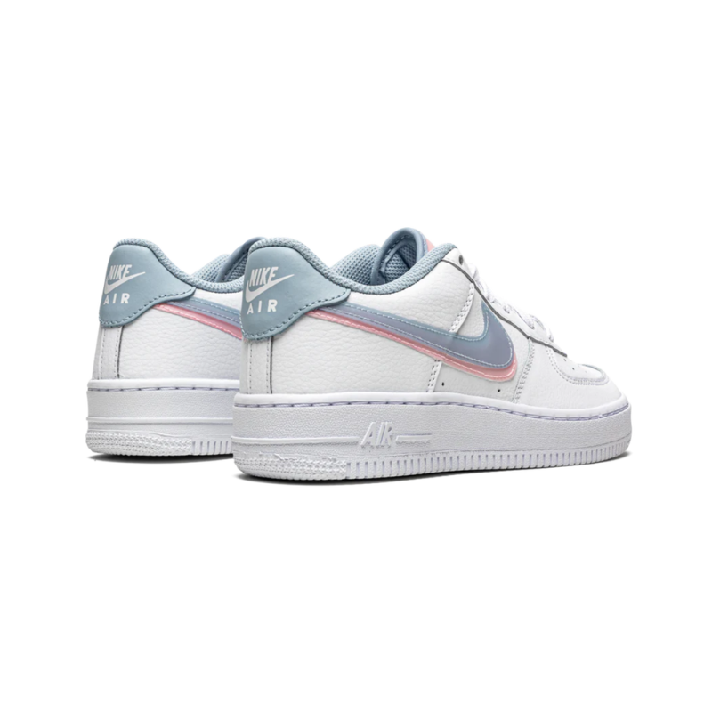 Nike Air Force 1 Low LV8 Double Swoosh Light Armory Blue pink