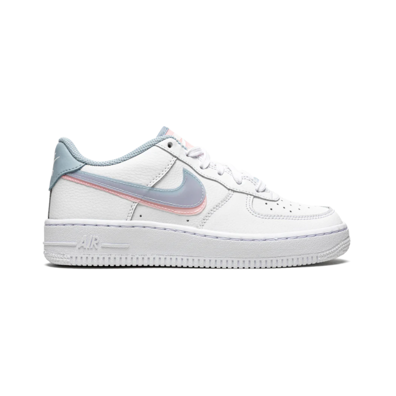 Nike Air Force 1 Low LV8 Double Swoosh Light Armory Blue pink