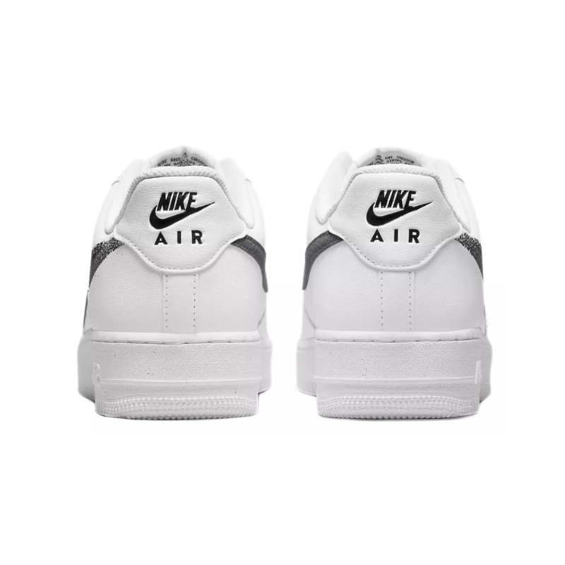 Nike Air Force 1 Low '07 Spray Paint Swoosh - White Black Grey