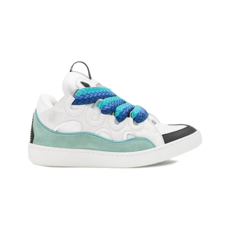 Lanvin Wmns Curb Sneakers 'White Green'