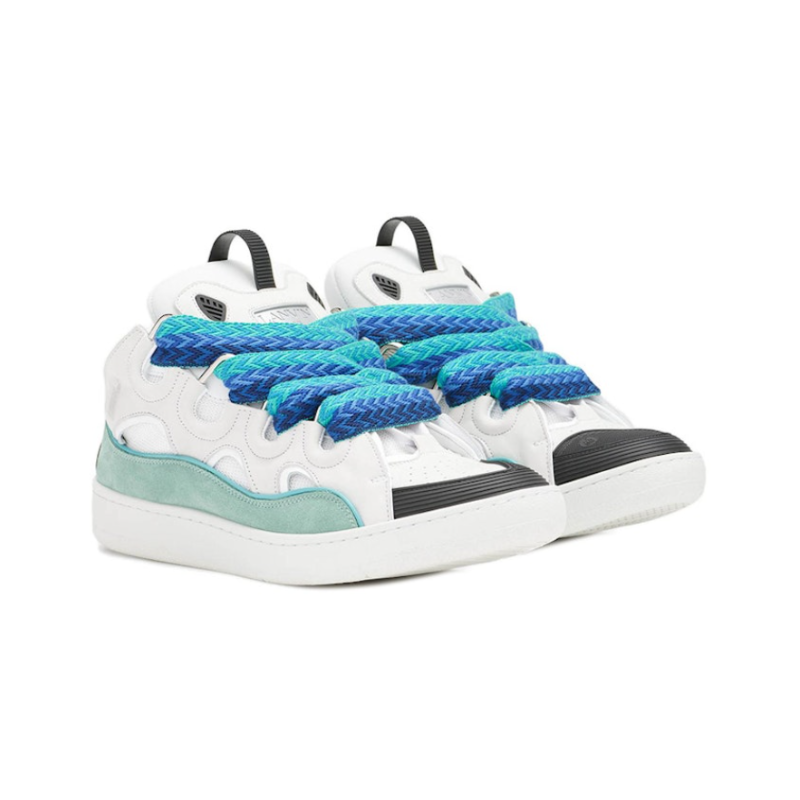 Lanvin Wmns Curb Sneakers 'White Green'