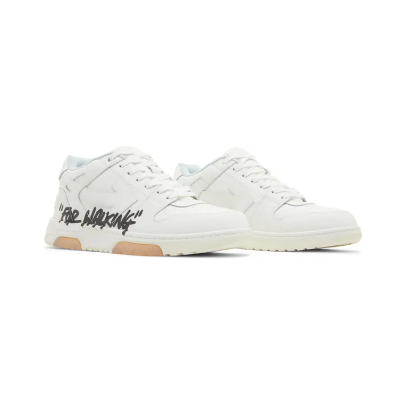 Off White 'For Walking' Out Of Office Sneakers White / Black