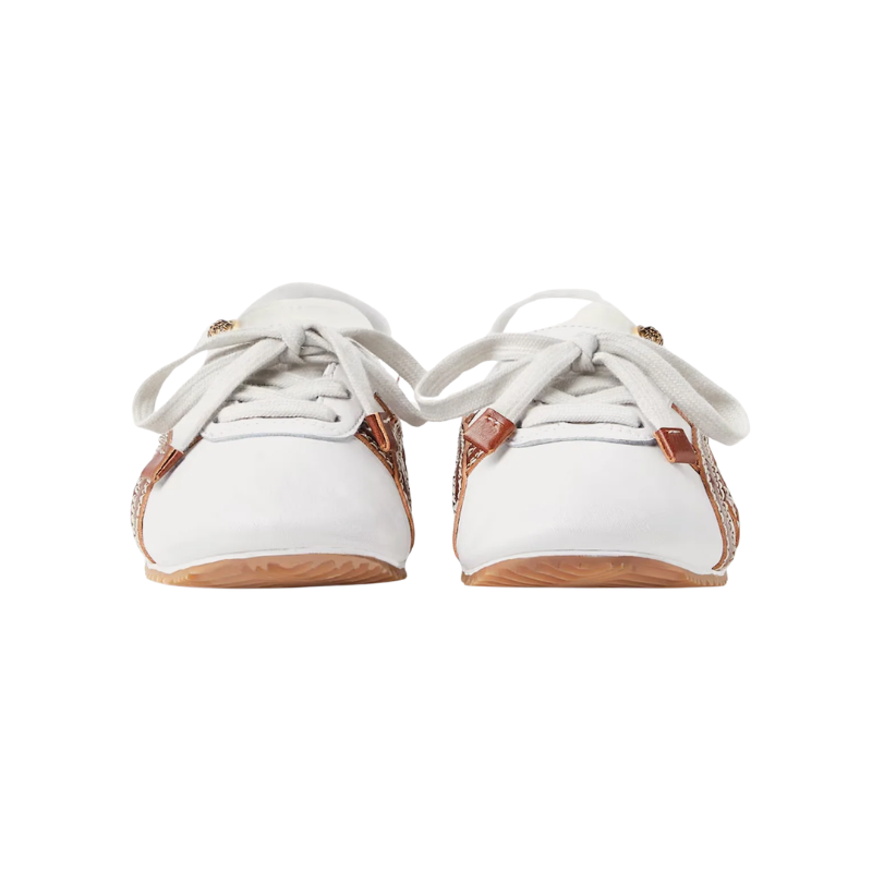 Onitsuka Tiger x Versace Tai-Chi Sakura Nappa White Brown