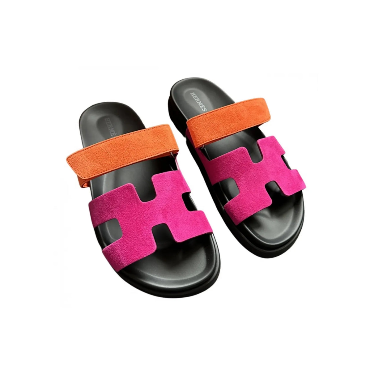 HERMES CHYPRE SANDAL LEATHER PINK
