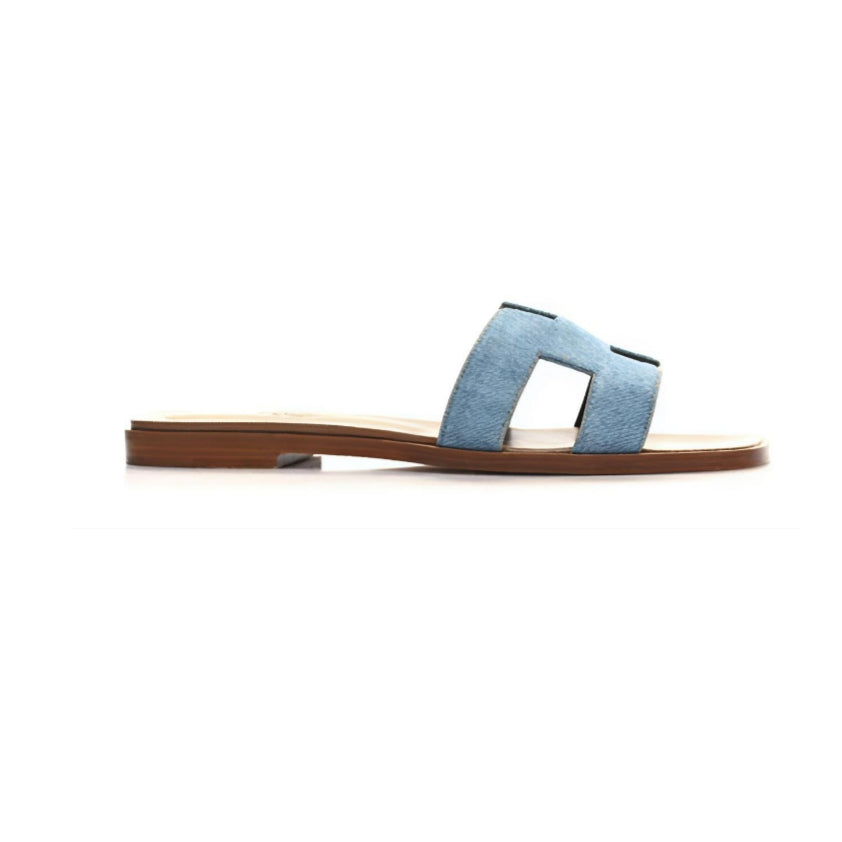 Hermes Leather Oran Sandals