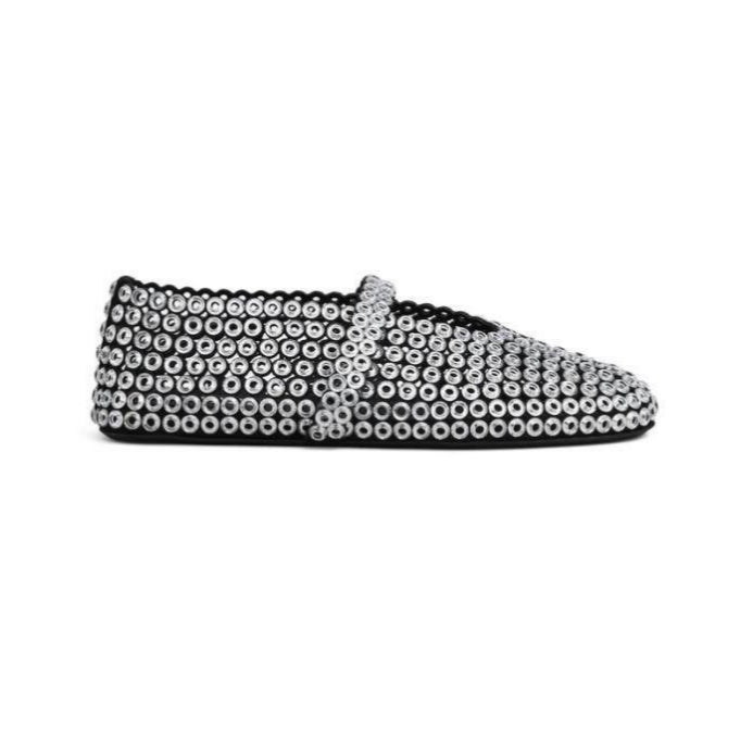 Alaïa eyelet ballerina shoes
