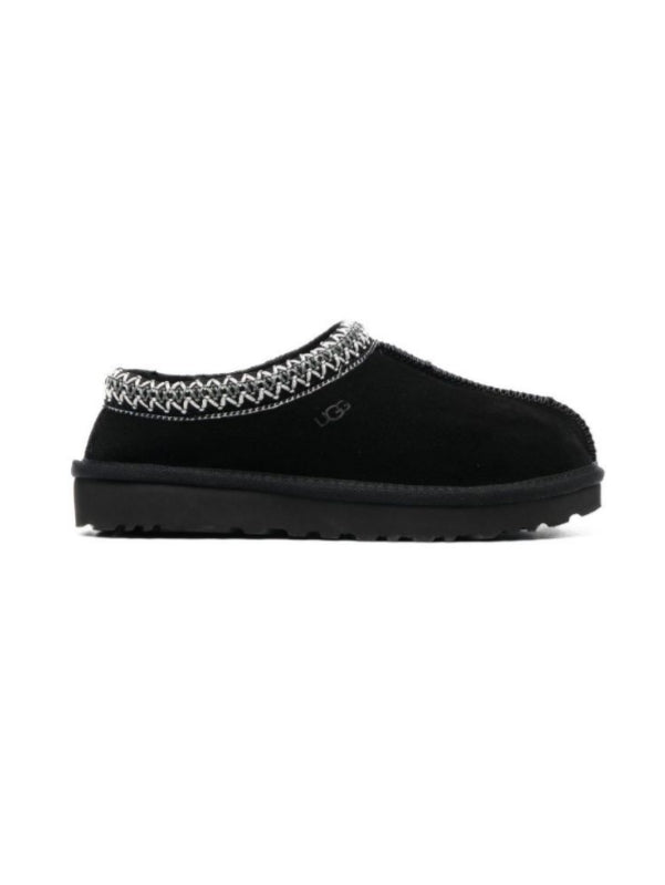 UGG Tazz platform slipper in black suede