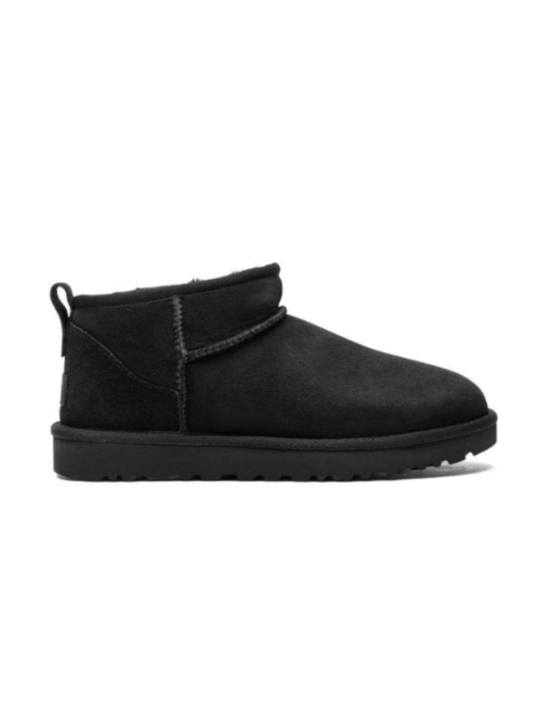 UGG Classic Ultra Mini boots in black suede